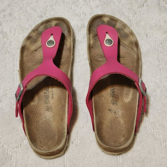 Birkenstock Shoes - Birkenstock pink gizeh sandals size 40